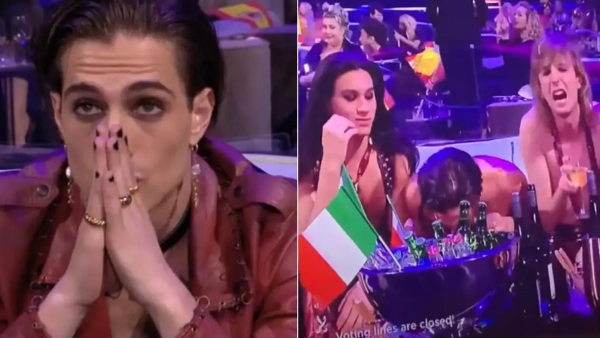 H viral φωτογραφία από το green room της Eurovision που αποδεικνύει αν ο Ιταλός πήρε vαρκωτικά ή όχι (Pic)