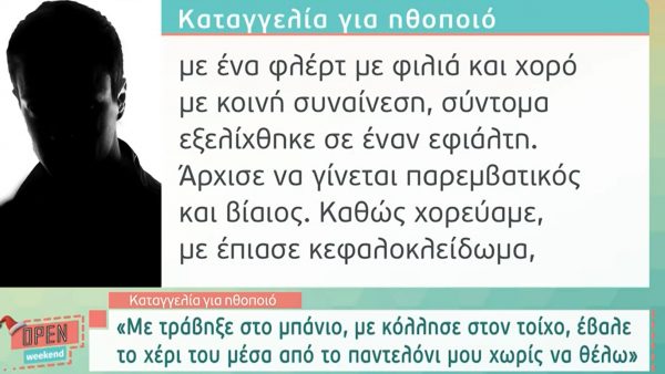 «Τον προστατεύει ο περίγυρός του» | Άνδρας καταγγέλει πως βιάστηκε από πασίγνωστο Έλληνα ηθοποιό (Vid)