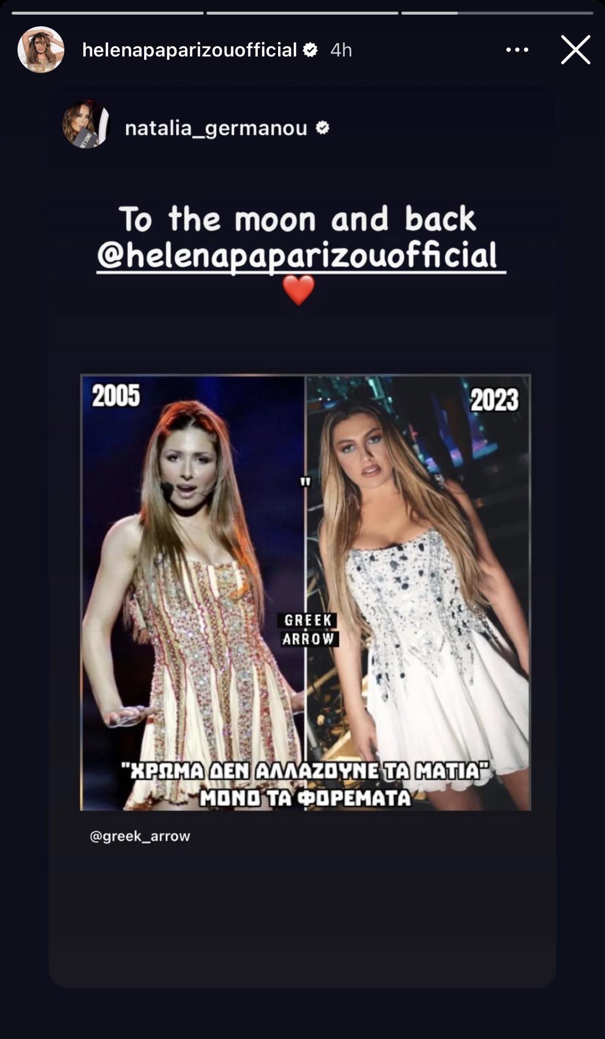 18 χρόνια μετά: Η Έλενα Παπαρίζου ξαναφορά το θρυλικό φόρεμα της Eurovision και αποθεώνεται για το νέο της κορμί (Pics)