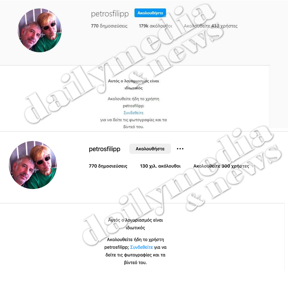Τα είπε όλα με μερικά κλικ: Η αλλαγή στο instagram του Πέτρου Φιλιππίδη λίγους μήνες μετά την αποφυλάκισή του (Pics)